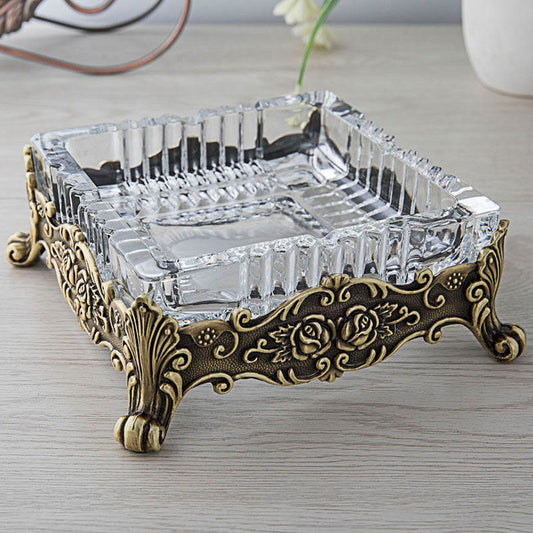 🎁 Retro Affordable Luxury Glass Ashtray (100% off)
