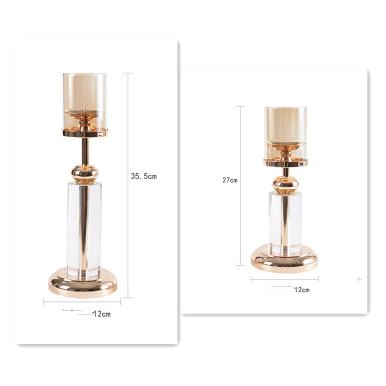 🎁 Crystal Candle Holder Candlelight Dinner Decoration (100% off)