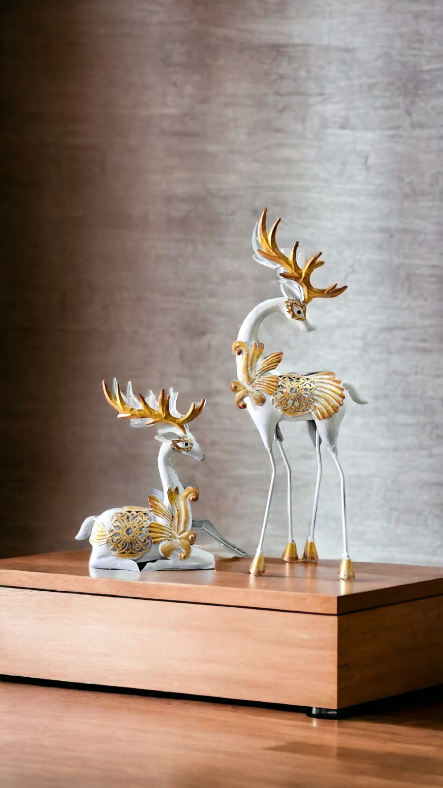 Golden And Silver Deer Set 27*11*4