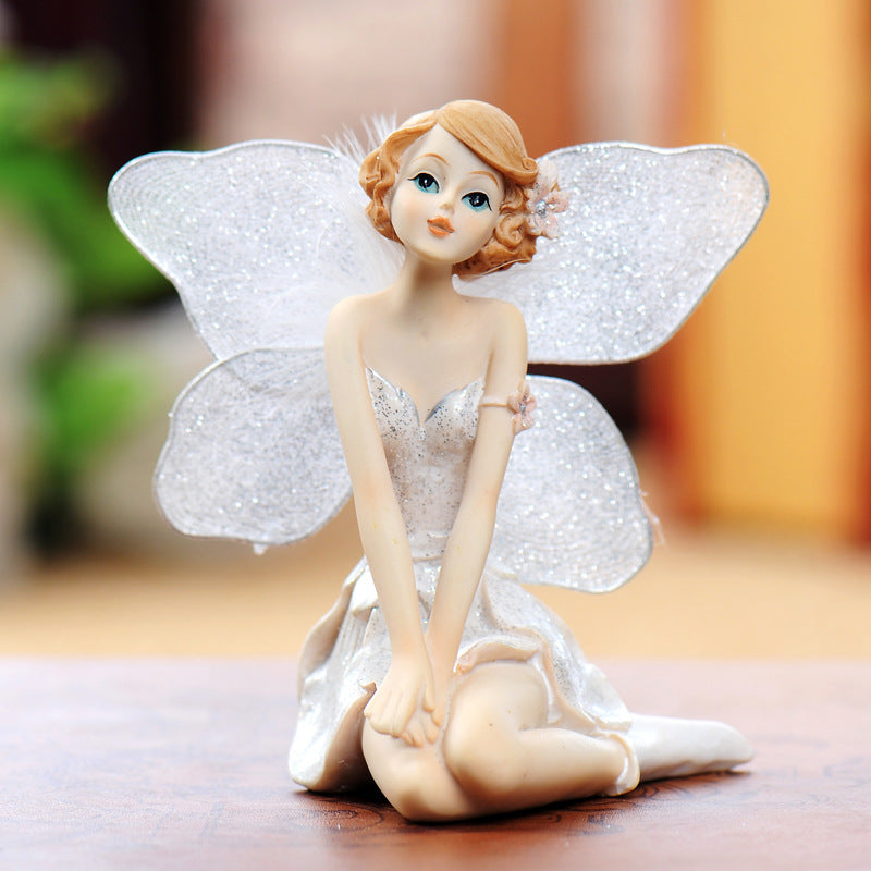 Ornament Living Room Ornament Resin Decoration Little Angel Ornament