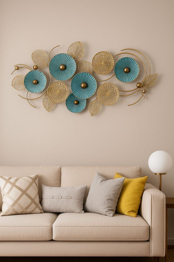 Lotus plates wall decor