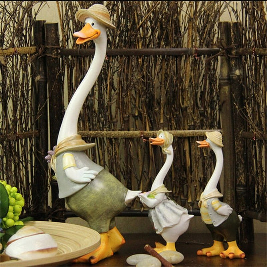 🎁 Three mouth duck resin decoration (100% off)