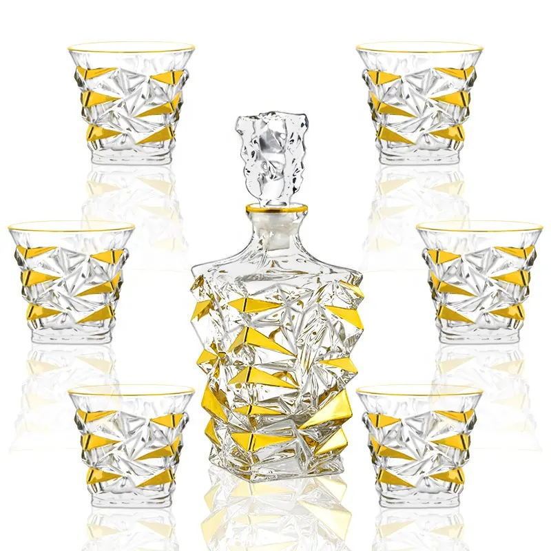 Barware - Glass Bottle Wine Glass Household Whiskey Shot Glass Shot Glass Wine Set Suit