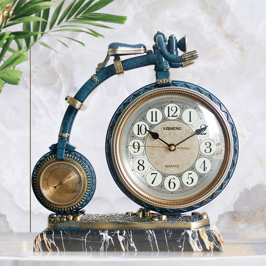 Creative Bicycle Quartz Clock Crafts Ornaments