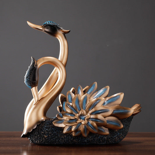 🎁 Swan Wine Rack Decoration Living Room Wine Rack Decoration Wine Cabinet (100% off)