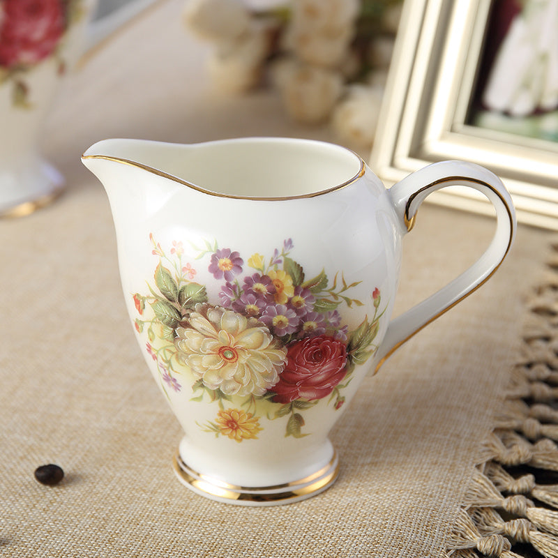 Exquisite Coffee Cup And Saucer English Afternoon Tea Flower Tea Set