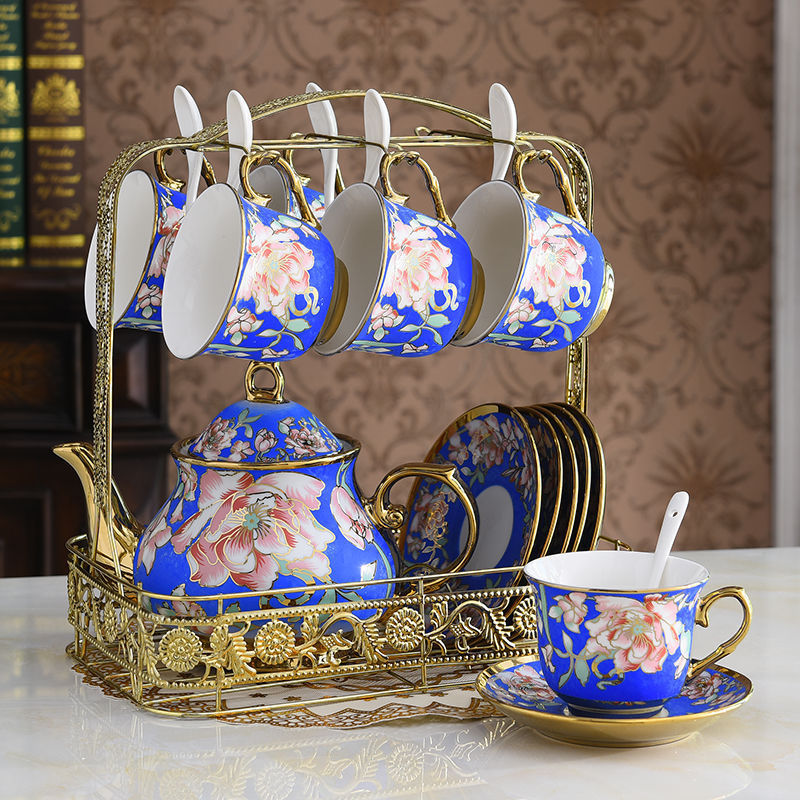 🎁 Tea Set Afternoon Tea Coffee Dessert Tableware 15 Pieces (100% off)