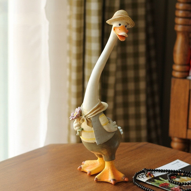 🎁 Three mouth duck resin decoration (100% off)