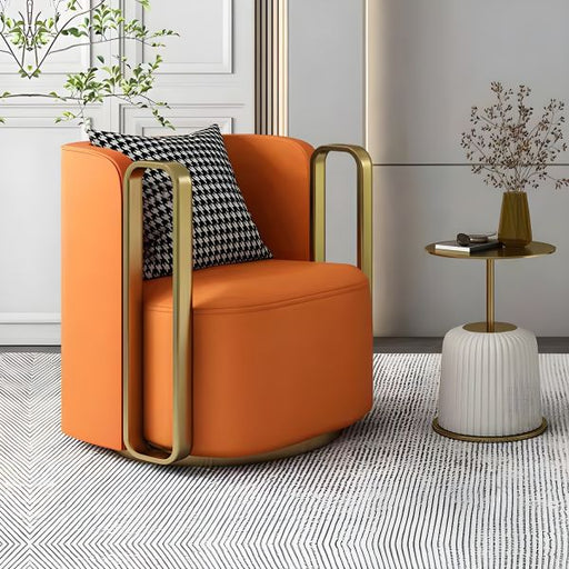 Stainless Steel Luxury  Chair With Cushion 27*26*34