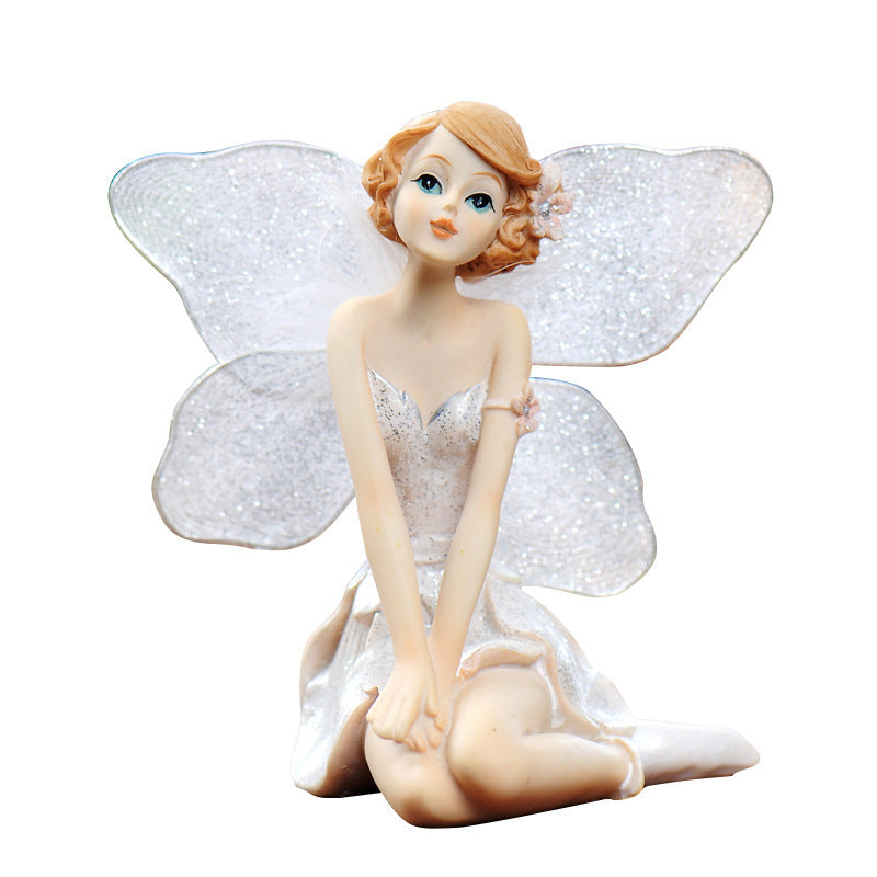 Ornament Living Room Ornament Resin Decoration Little Angel Ornament