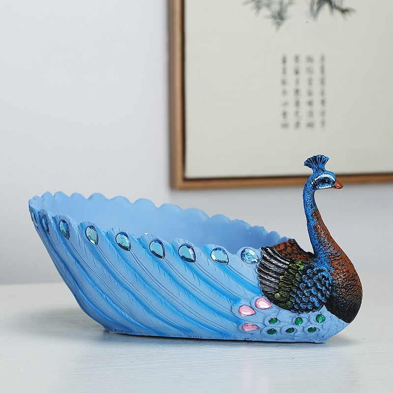 🎁 Resin medium planted succulent peacock pot (100% off)