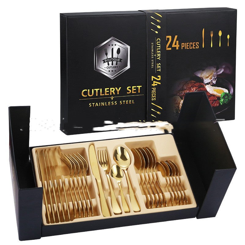 🎁 Stainless Steel Tableware Gift Box Set (100% off)
