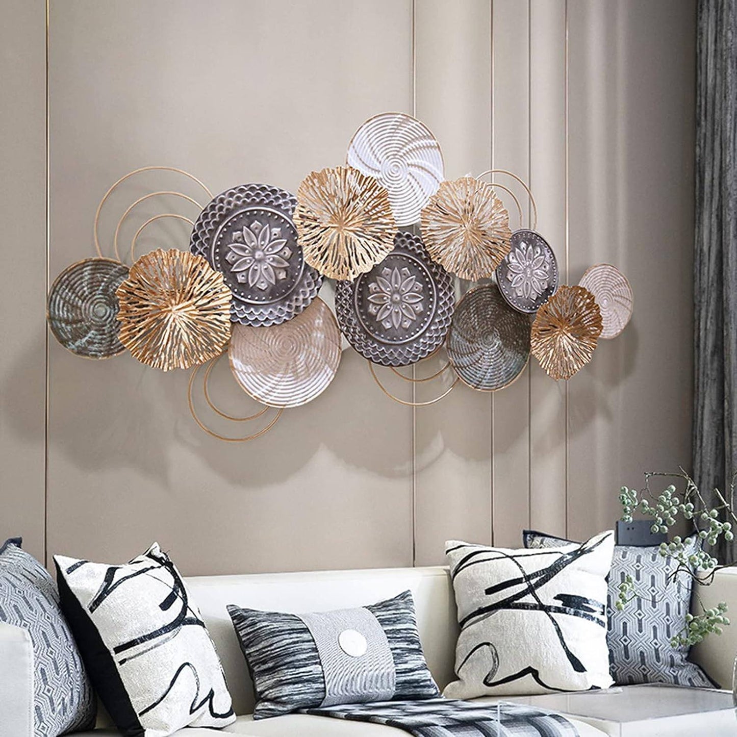 Multiple Flowers Wall Decor 24*48