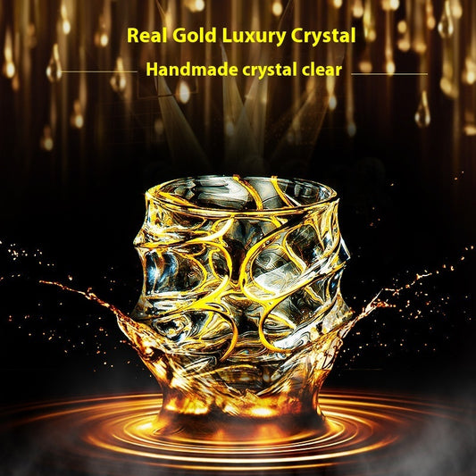 Household Handmade Crystal Glass Wine Glass