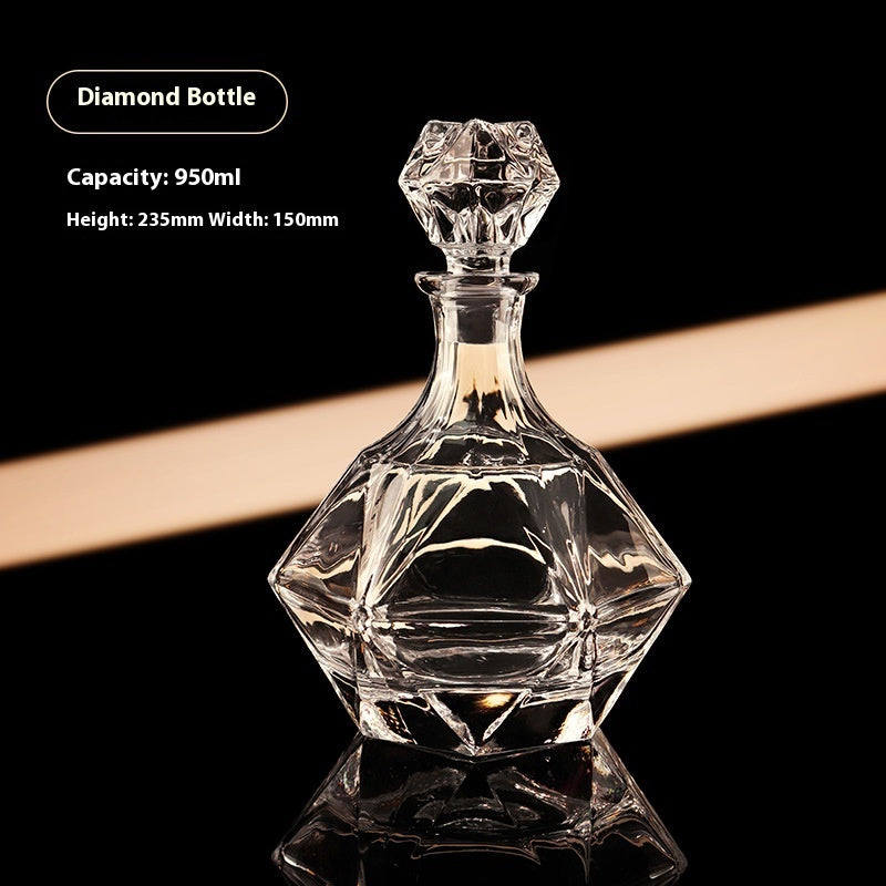 Crystal Glass Wine Set Liquor Divider Wine Pot Storage Bottle