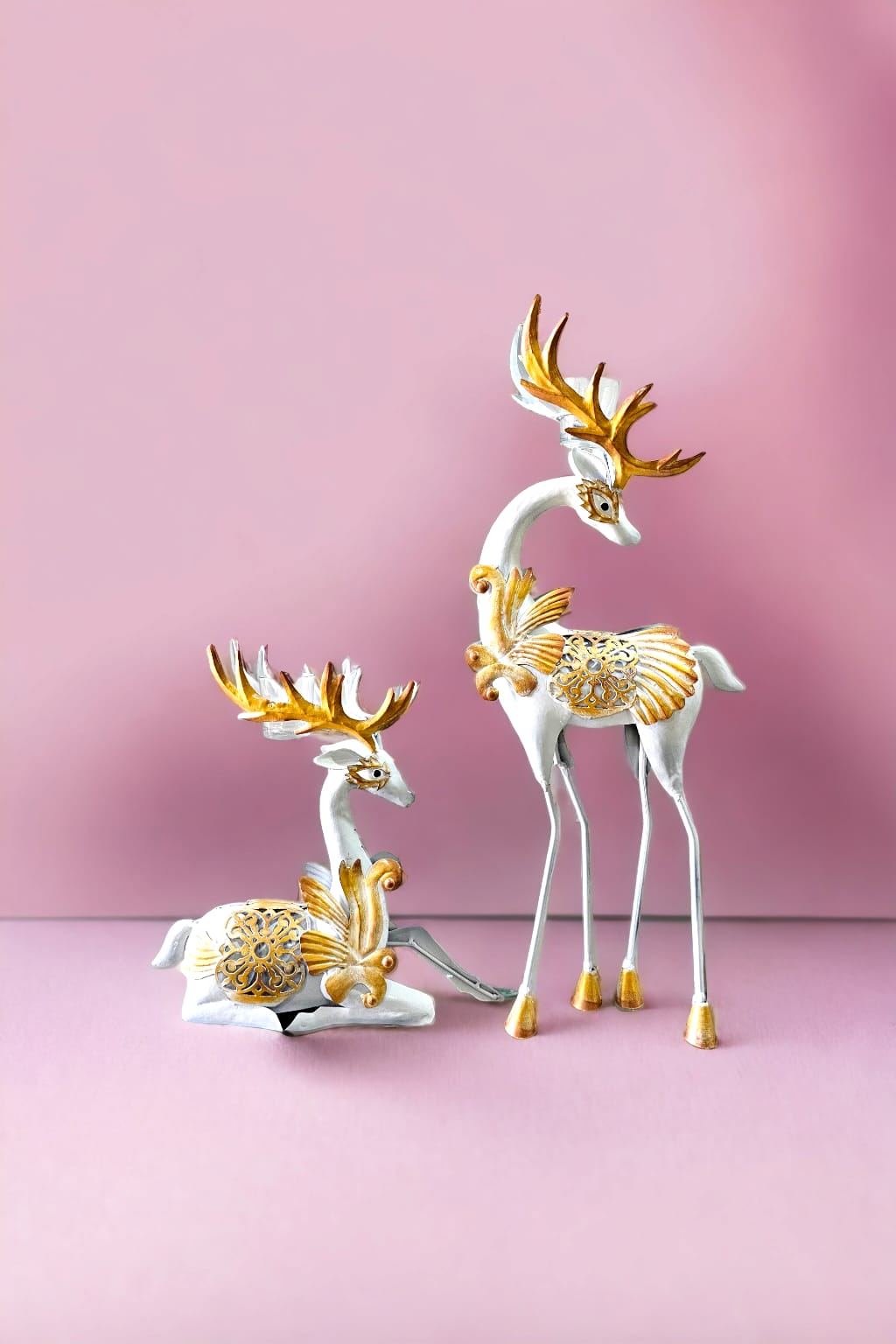 Golden And Silver Deer Set 27*11*4