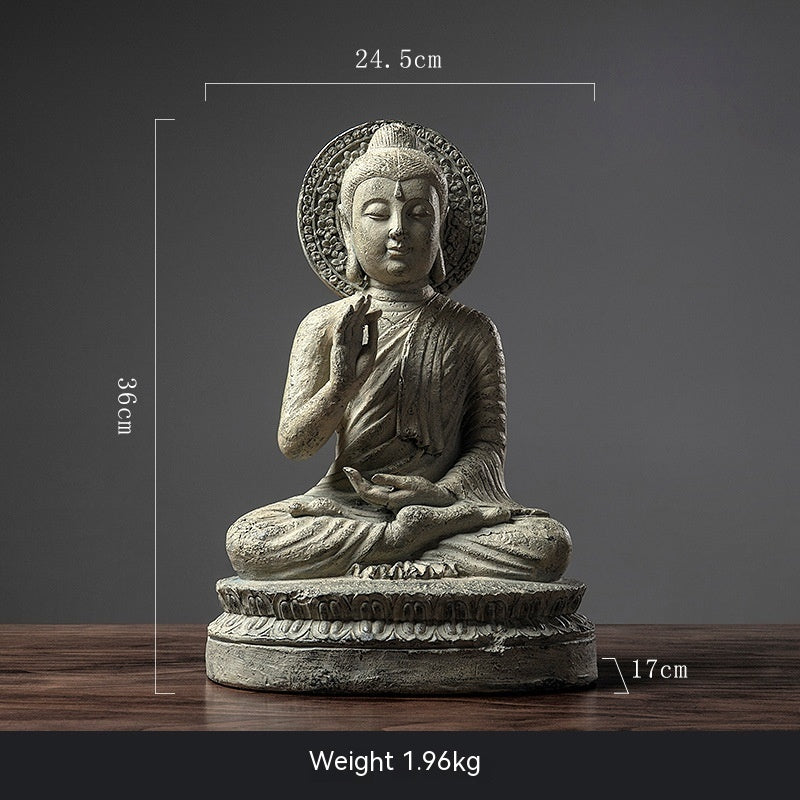 🎁 Chinese Zen Buddha Ornament Home Living Room Entrance Office Desk (100% off)