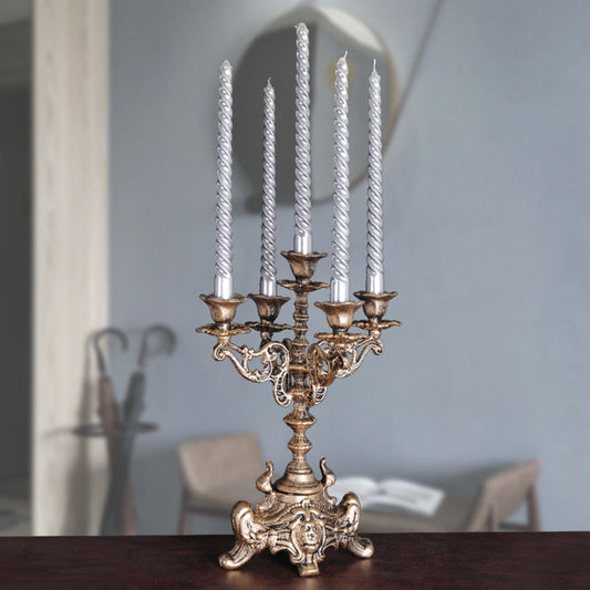 🎁 Vintage Cast Iron Carved Candle Holder Ornaments (100% off)