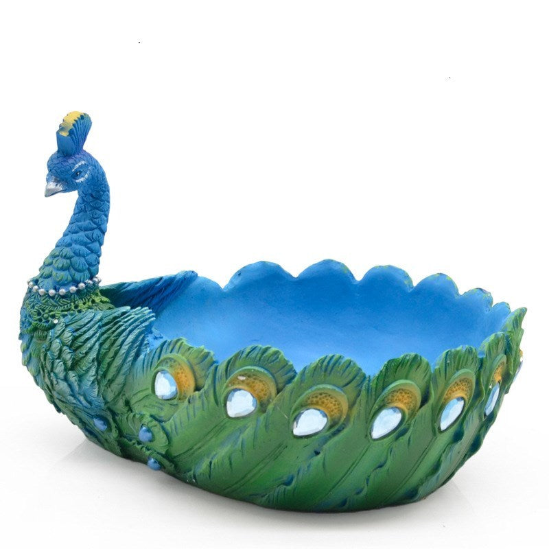 🎁 Resin medium planted succulent peacock pot (100% off)