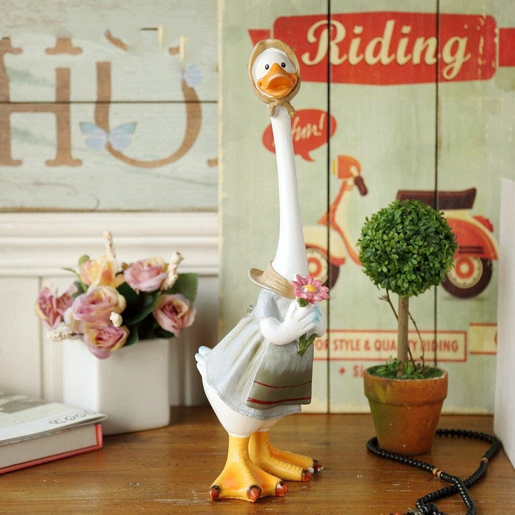 🎁 Three mouth duck resin decoration (100% off)
