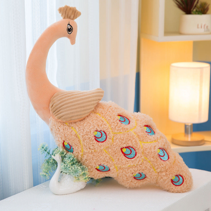 Peacock pillow