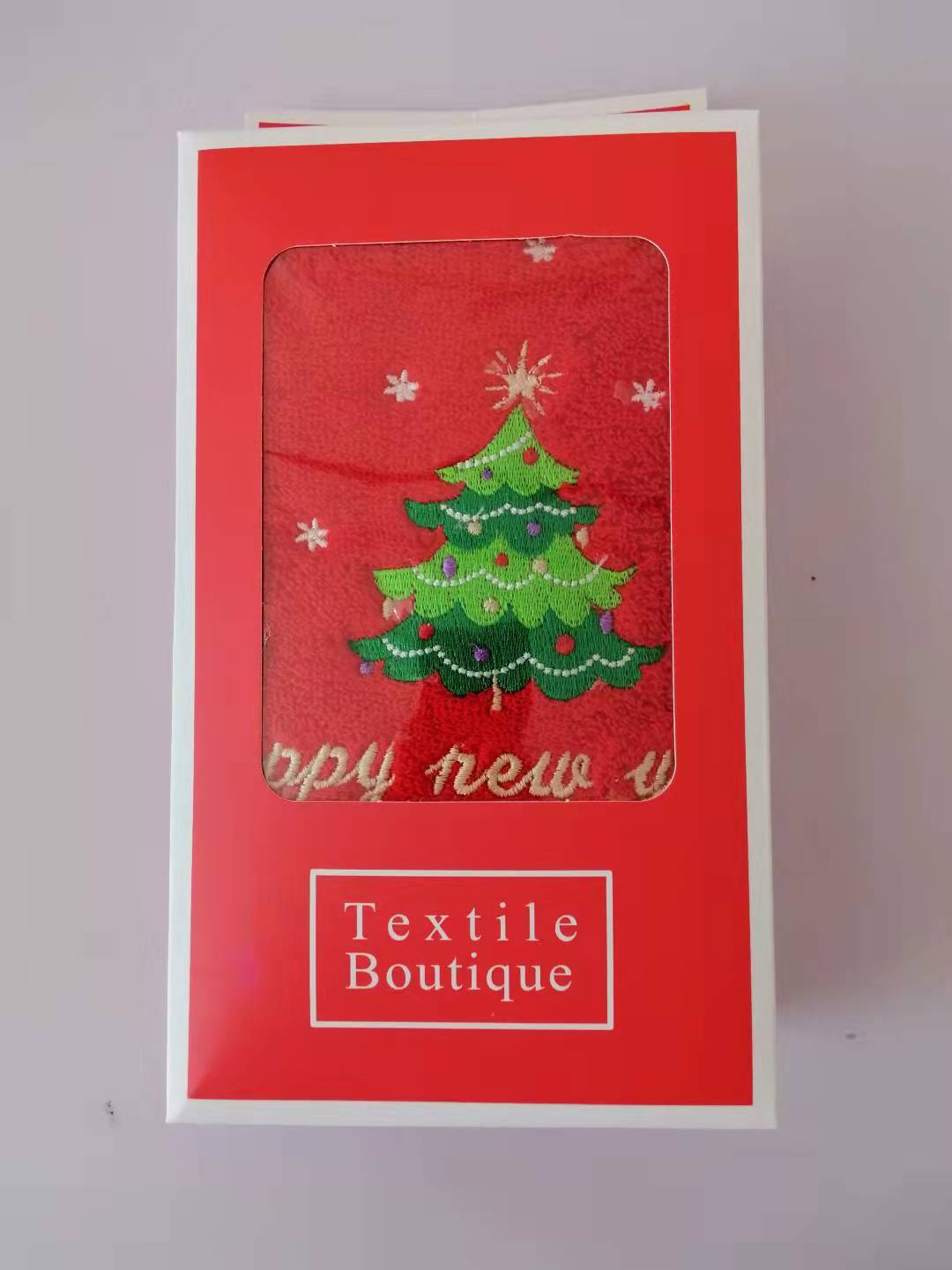Christmas Gift Towel Cotton Face Towel Santa Claus