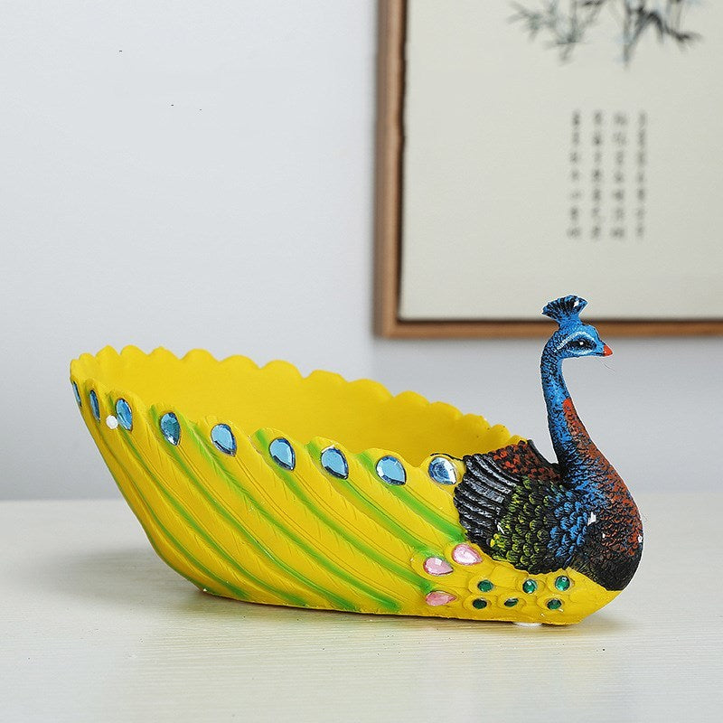 🎁 Resin medium planted succulent peacock pot (100% off)