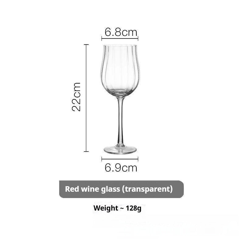 Jingxiang Red Wine Cup Home Crystal Glass Hump Goblet European Style Good-looking Burgundy Wine Glass