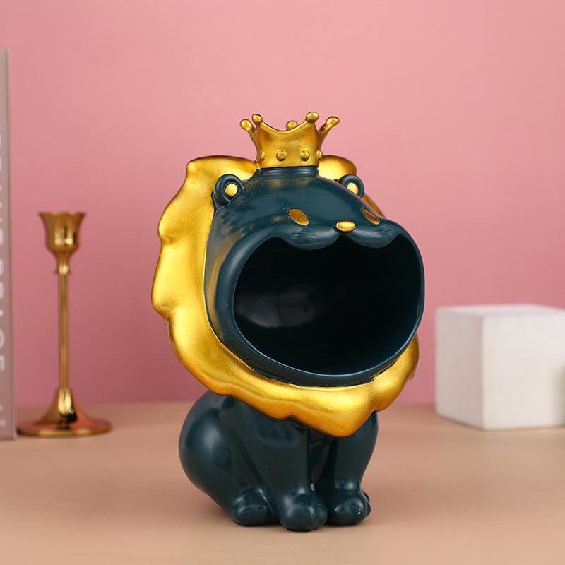 Creative Resin Lion Decorations Modern Home Furnishings