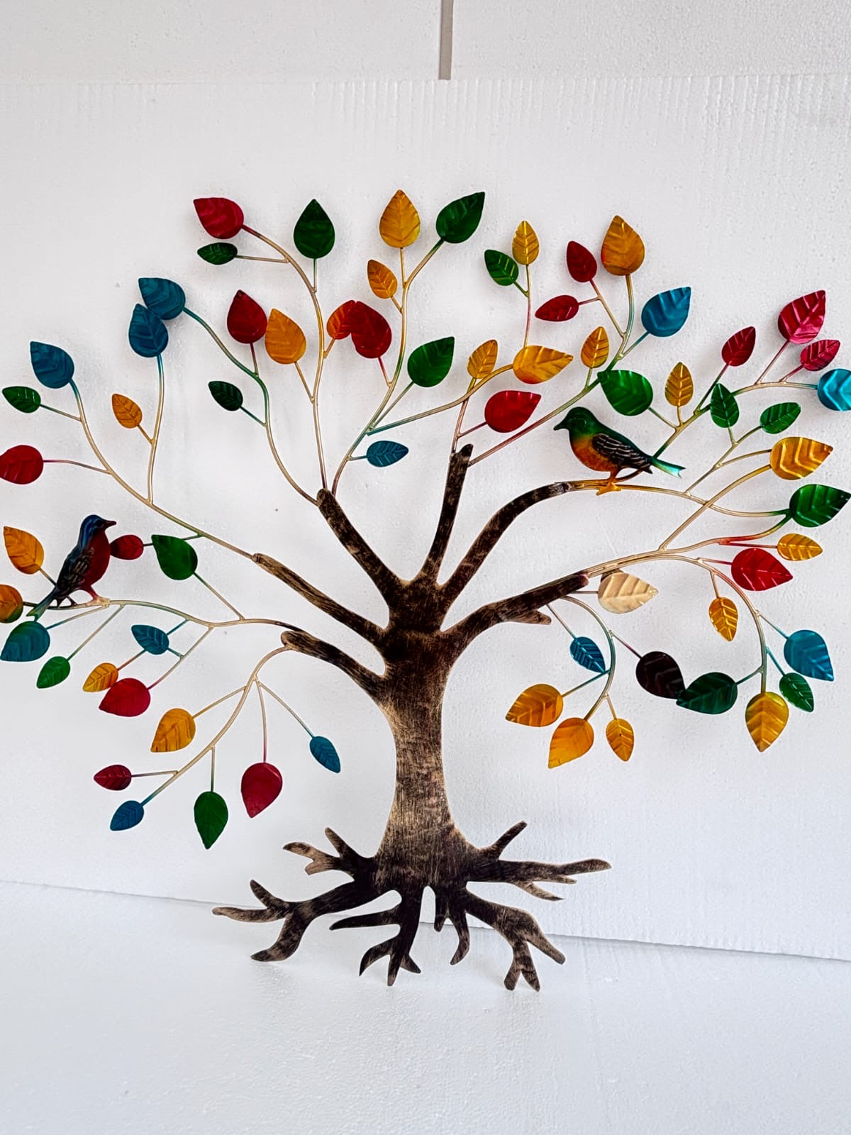 Decorative Metal birds tree Wall Accent