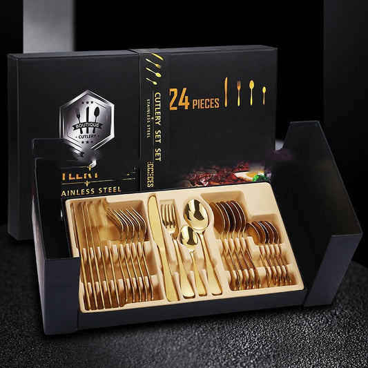 🎁 Stainless Steel Tableware Gift Box Set (100% off)