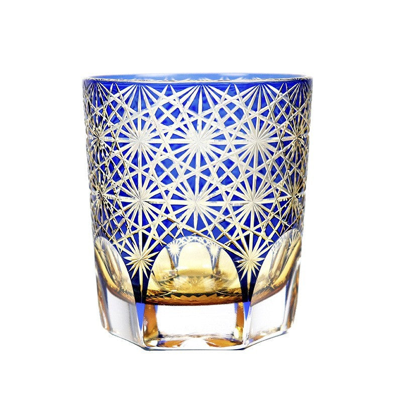 🎁 Carved Lead-free Crystal Glass Whisky Tumbler (100% off)