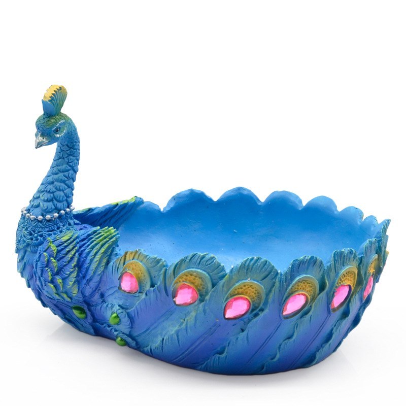 🎁 Resin medium planted succulent peacock pot (100% off)