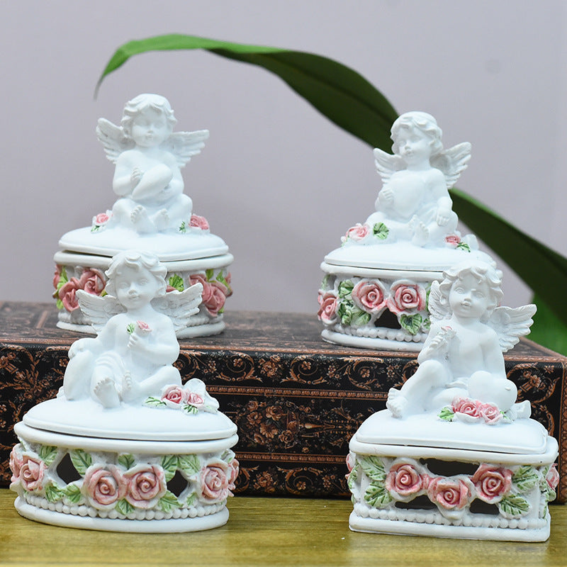 Angel resin decoration