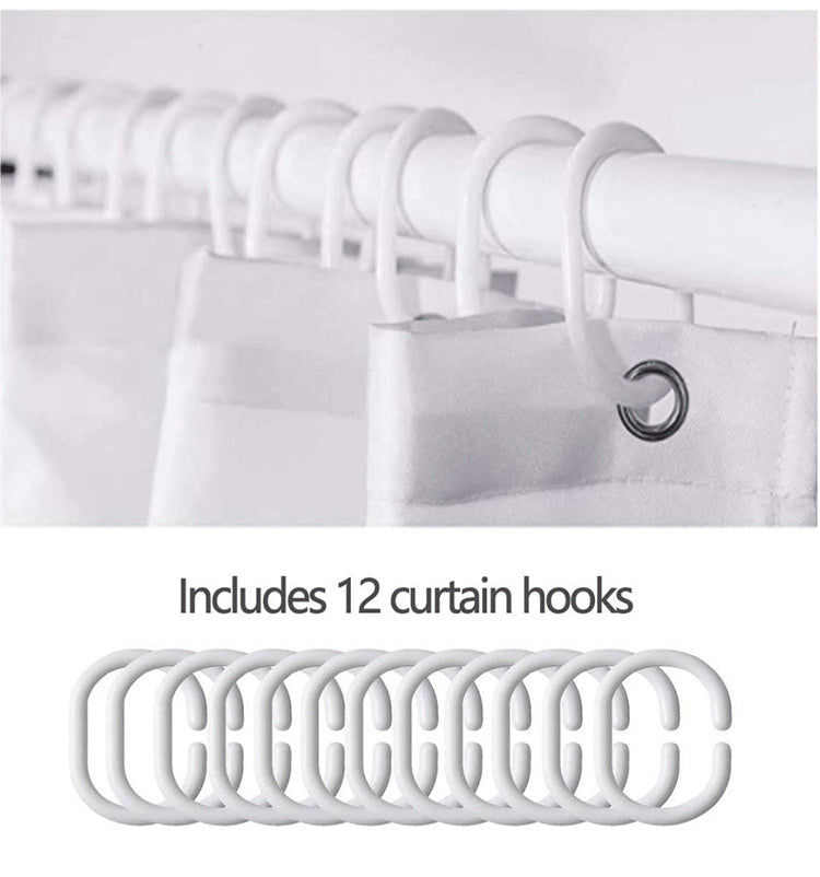 Creative 3D Swan Shower Curtain America Europe-V Home Decor