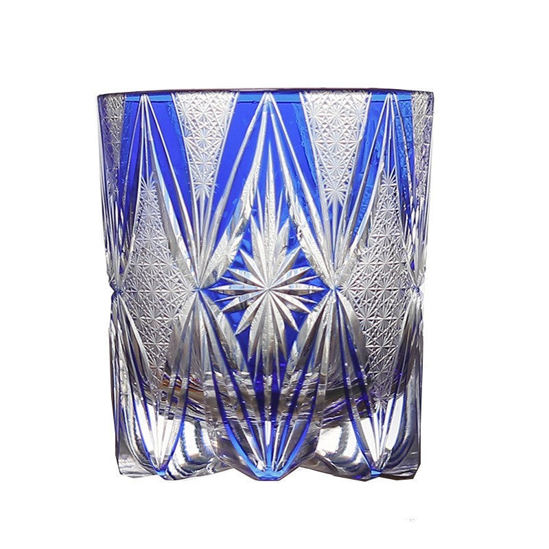 🎁 Carved Lead-free Crystal Glass Whisky Tumbler (100% off)
