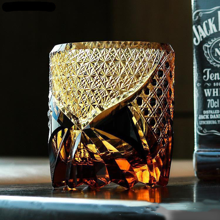 🎁 Japanese Fashion Crystal Glass Whiskey Glasses (100% off)