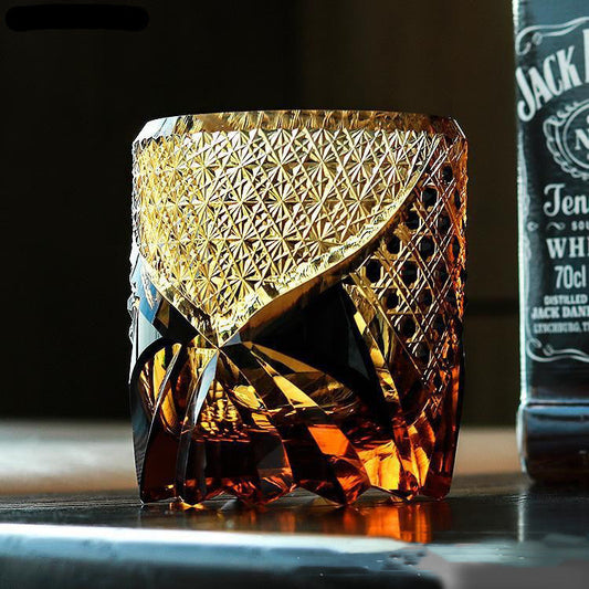 🎁 Japanese Fashion Crystal Glass Whiskey Glasses (100% off)