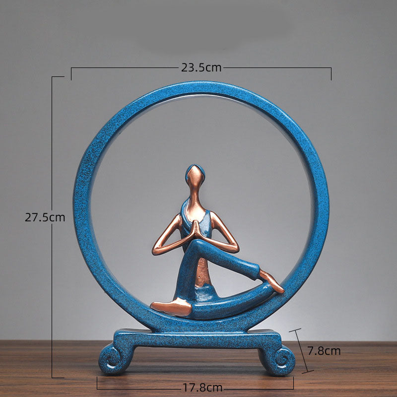 🎁 Creative Yoga Girl Resin Crafts Figure Ornaments (100% off)