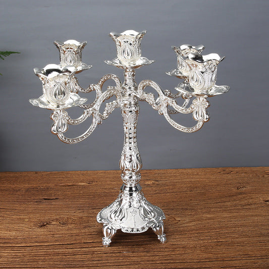 🎁 Tulip Candle Holder Candle Holder European Style Candlelight Dinner Props (100% off)