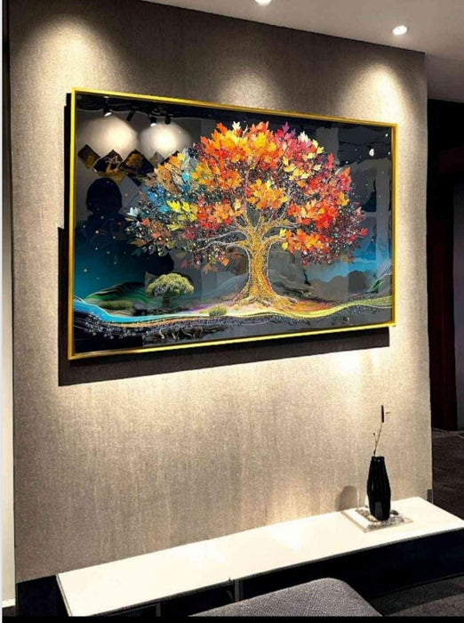 Tree Crystal Painting 24*36