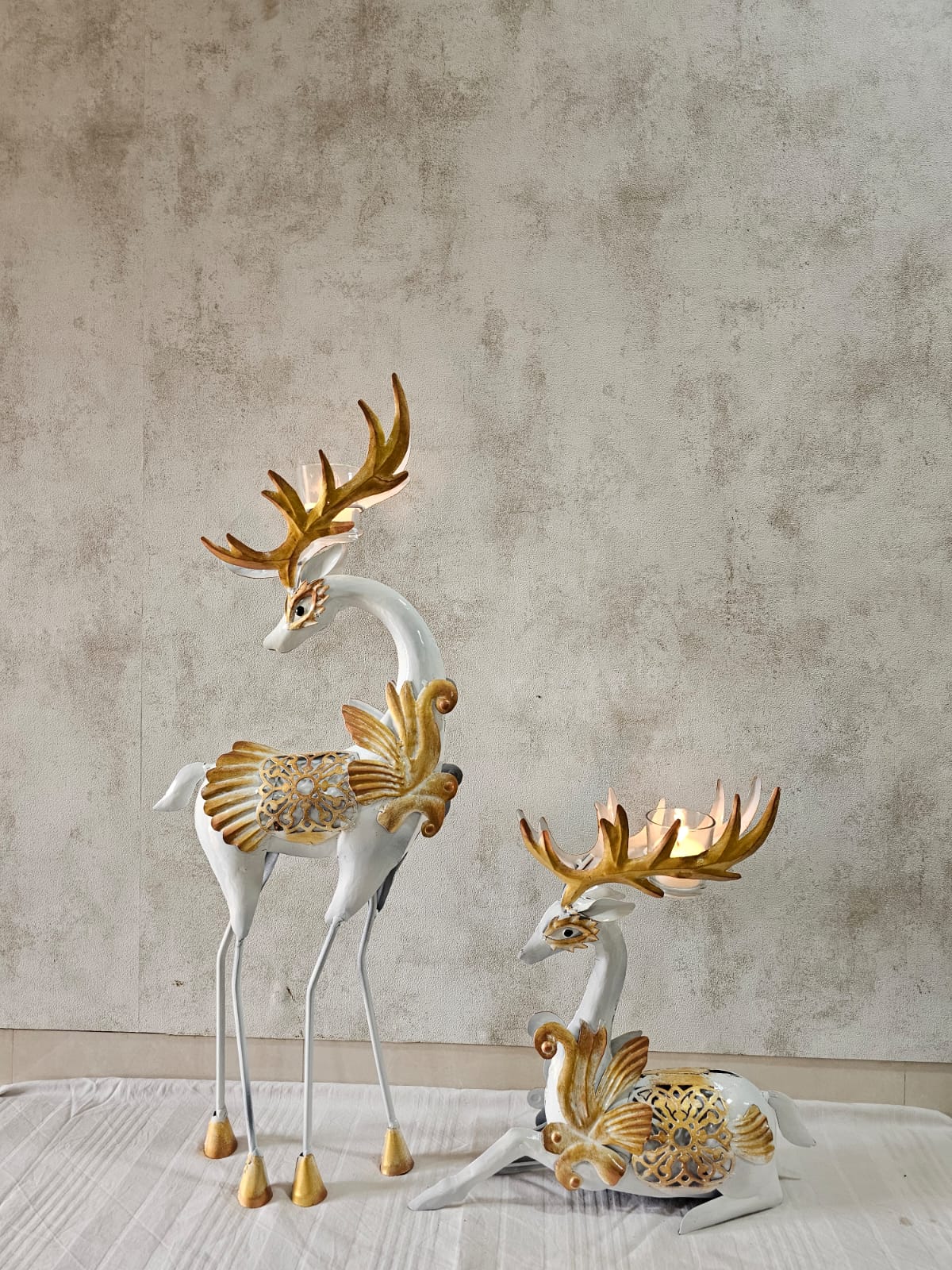 Golden And Silver Deer Set 27*11*4