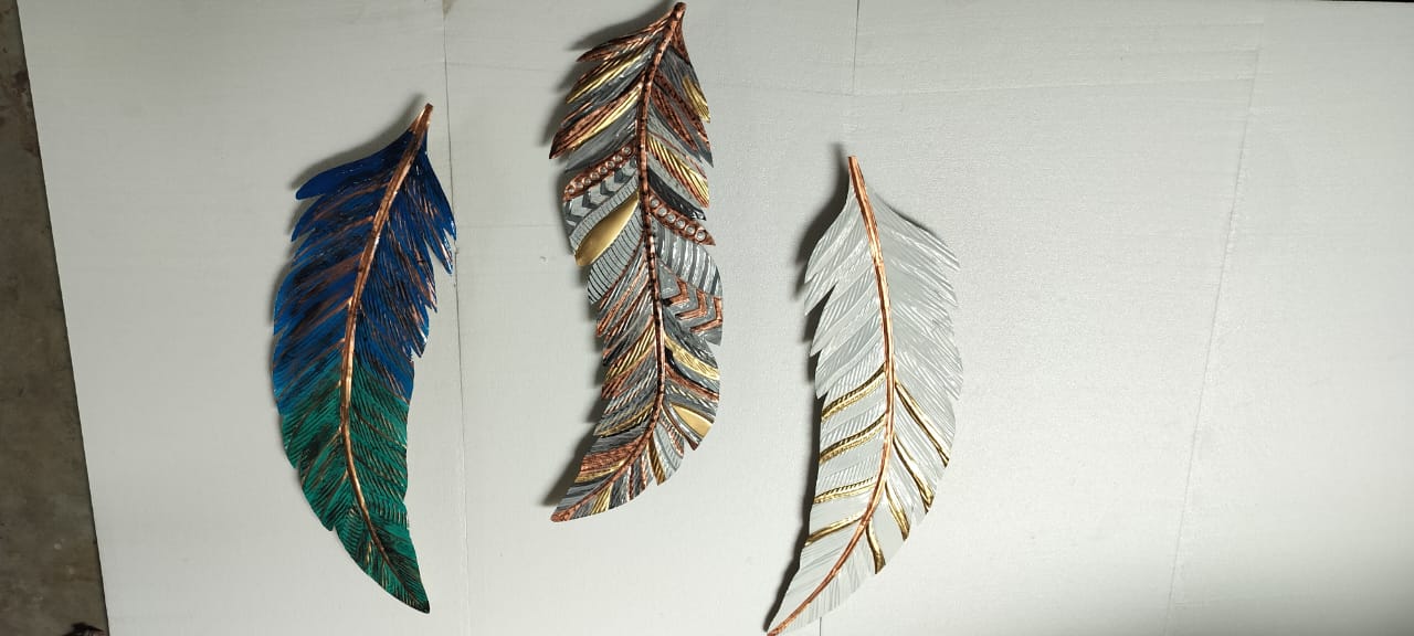 Feather Set Of 3*12*36