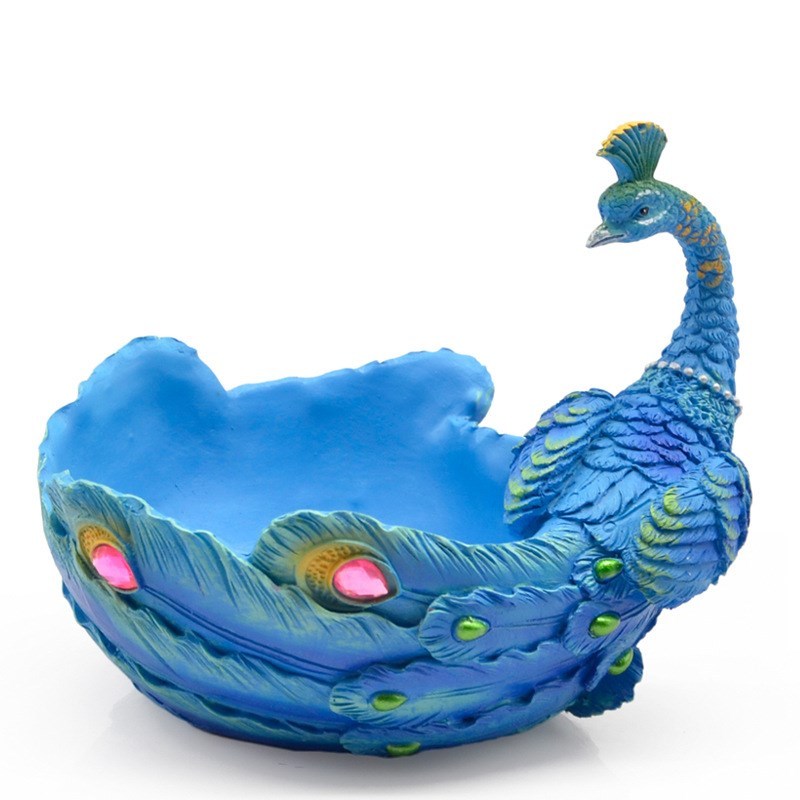 🎁 Resin medium planted succulent peacock pot (100% off)