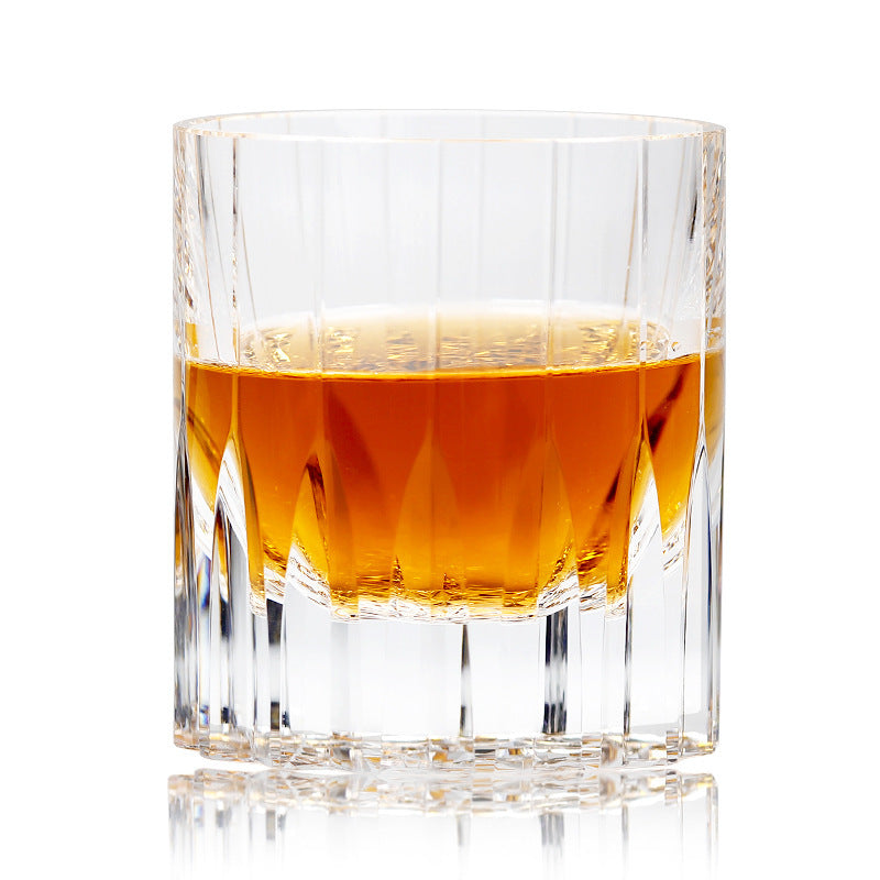 🎁 Carved Lead-free Crystal Glass Whisky Tumbler (100% off)