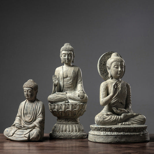 🎁 Chinese Zen Buddha Ornament Home Living Room Entrance Office Desk (100% off)