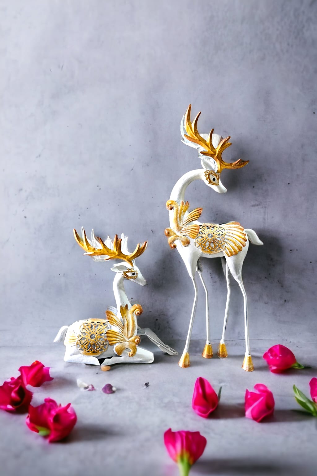 Golden And Silver Deer Set 27*11*4