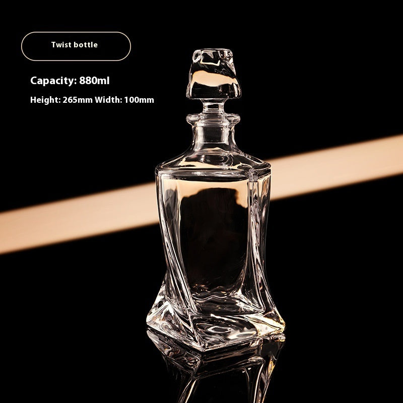 Crystal Glass Wine Set Liquor Divider Wine Pot Storage Bottle