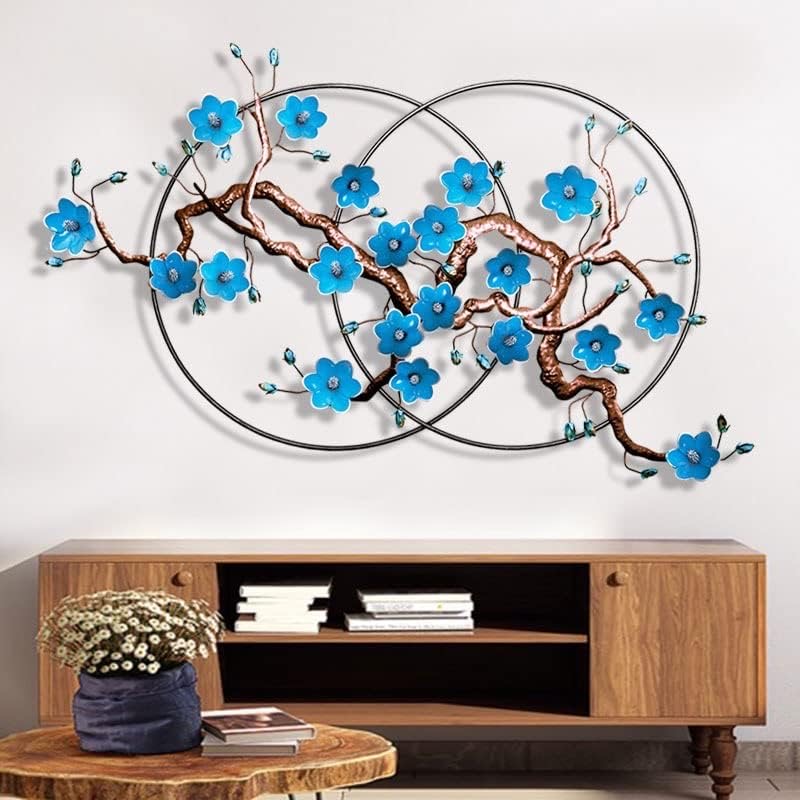 Radiant blue Floral Wall Art