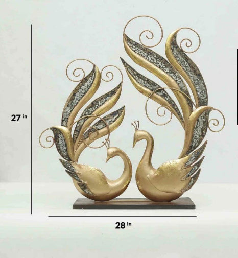 Peacock Set Mosaic Decor 27*28